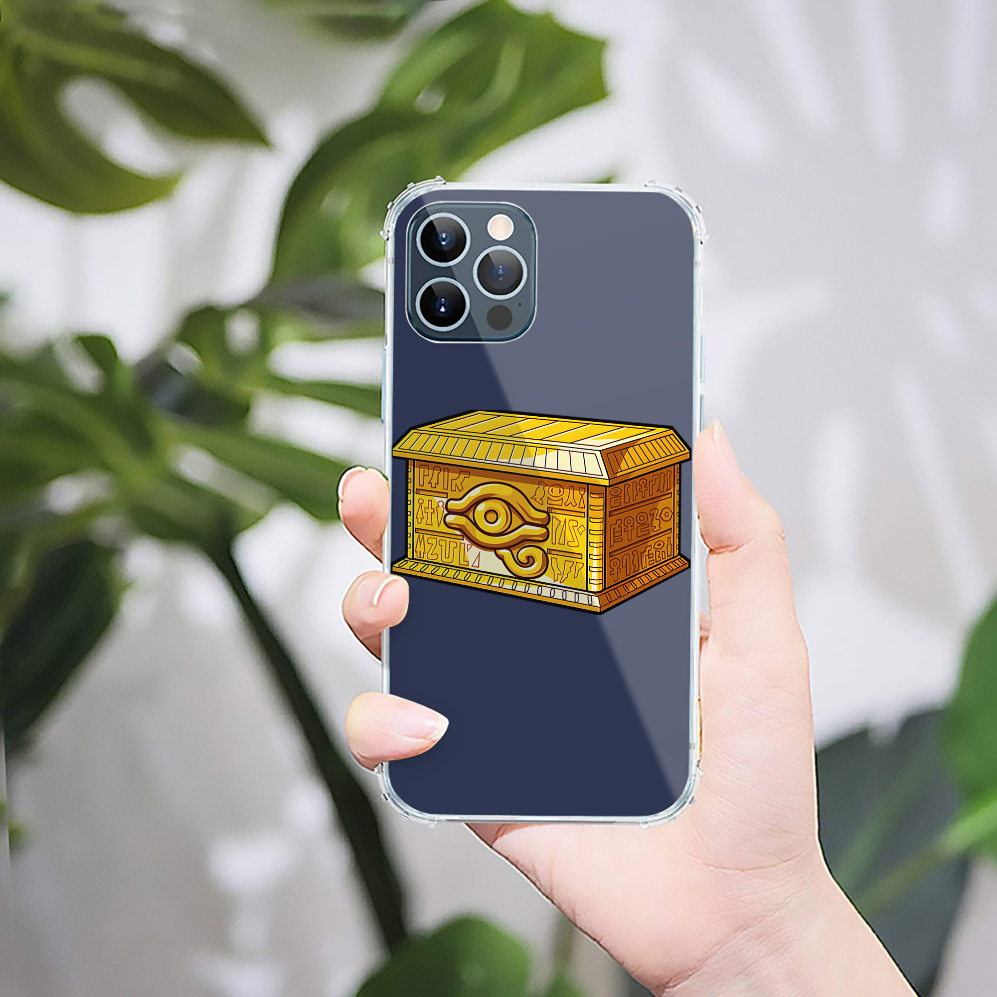 （画像用） 遊☆戯☆王 Yu-Gi-Oh! 【iPhone 12シリーズ対応】透明スマホケース（クリアソフトケース）